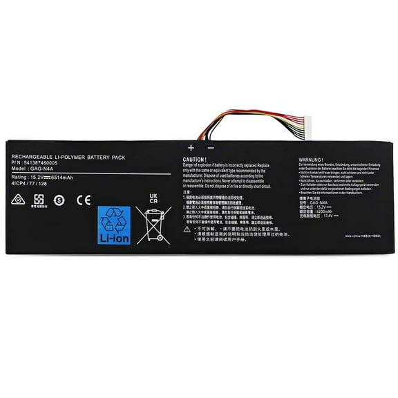 GAG-N4A Replacement Laptop Battery for Aorus 15 XE5 15G 15P 17G 16 XE5 4ICP4/77/128