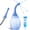 Blue, variant on NCTTRP Unisex Shower Enema Kit – Bendable Silicone Nozzles, Anti-Reflux Design, Gentle Internal Cleansing, Personal Hygiene Care, Black