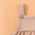 thumbnail image 6 of Baby Onesies Girl Baby Boy Girl Corduroy Overalls Romper Sleeveless Straps Button Jumpsuit Unisex Baby Overalls, 6 of 6