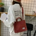 thumbnail image 3 of Modstep Women's Crossbody Bags Casual Canvas Tote Handbags with Adjustable Shoulder Strap College Students Shopping Purses Red, 3 of 5