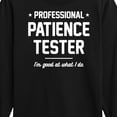 thumbnail image 3 of Instant Message - Professional Patience Tester - Toddler & Youth Long Sleeve Graphic T-Shirt, 3 of 6