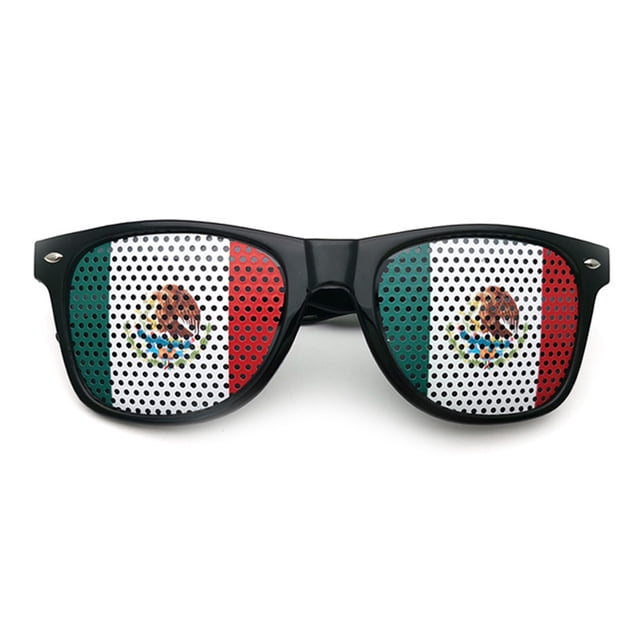 Adultos Bandera Nacional Gafas de sol Festival Gafas para Hombres Mujeres Eventos Deportivos