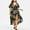 Black, variant on Lenago Plus Size Summer Dresses for Women 2026 Boho Flower Print High Low Maxi Dress V-Neck Short Sleeve Dresses for Party Casual