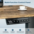 thumbnail image 5 of CONCETTA Electric Height Adjustable Desk, 63"x24" Ergonomic Sit Stand Workstation, One-Touch Lift Home Office Desk, Rust, 5 of 9