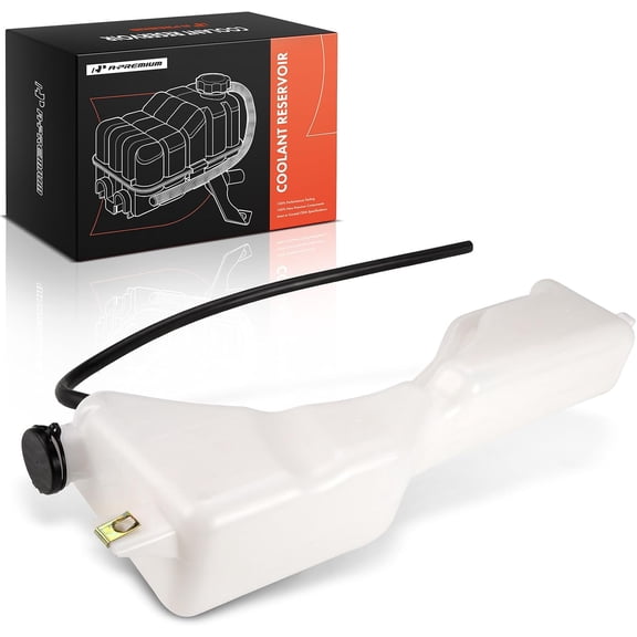 A-Premium Engine Coolant Overflow Recovery Reservoir Tank [with Cap & Tubing] Compatible with Ford Mustang 1997-2004 3.8L 3.9L, Petrol