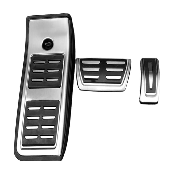 Kenally 3 juegos de reposapiés de freno de acero inoxidable de ajuste fácil instalación para un Pedal de freno de Control suave Automoción decorativa y accesorios