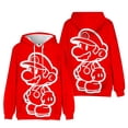 thumbnail image 1 of Super Mario Bros. Super Mario Mario Sudadera con capucha informal Ropa para niñas 2024 Nueva ropa de otoño para niños Ropa para niños, 1 of 5