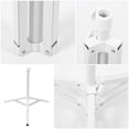 thumbnail image 3 of TABLZONE Beach Supply Iron Umbrella Stand Portable Parasol Stand Triangular Flagpole Bracket Design, 3 of 8