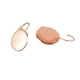 thumbnail image 2 of de Oreja Trasera de de Diy con 12 Piezas con 18x13mm Bandeja Oval en Pendientes Bisel Baoblaze Pendiente en blanco, 2 of 4