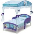 thumbnail image 4 of Delta Children Disney Frozen Plastic Toddler Canopy Bed, Purple, 4 of 7