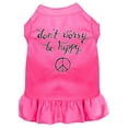 thumbnail image 3 of Pet Dog  Cat Dress Screen Printed, "Don't Worry, Be Hippy", 3 of 10