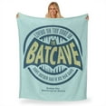 thumbnail image 3 of Warner Bros Batman Dads Batcave Kids Silk Touch Throw Blanket, 3 of 5