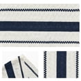 thumbnail image 2 of Sm:)e Dark Blue Farmhouse Woven Rustic Hollow Table Runner, Boho Table Runner, Dining Kitchen Home Decor, 12x108 Inch, 2 of 6