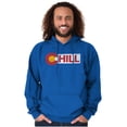thumbnail image 5 of Chill CO State Flag Travel Souvenir Hoodie Sweatshirt Women Men Brisco Brands L, 5 of 6