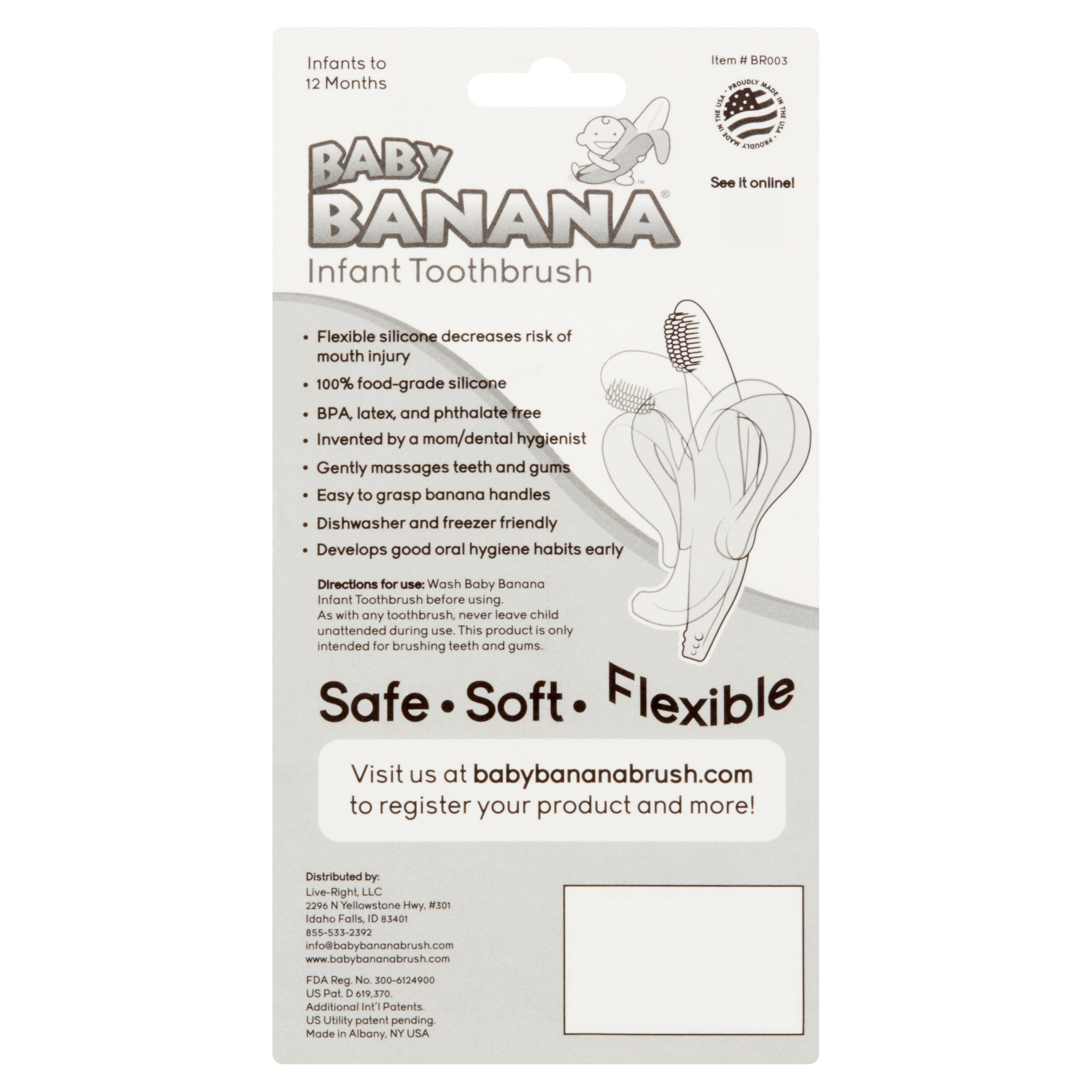 baby banana infant toothbrush
