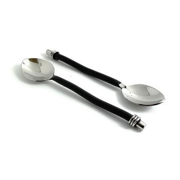 Teaspoons Twisted Handle Dessert Spoons Set of 6