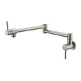 thumbnail image 5 of Chrome Gold Brass Pot Filler Tap Wall Mounted Foldable Kitchen Faucet Single Cold Hole Sink Rotate Folding Spout ,bar Laundry RV Farmhouse, 5 of 5