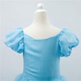 thumbnail image 4 of Vestido largo de tul para niñas, para desfile, boda, graduación, disfraz de cosplay, 2-16T, 4 of 9
