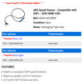 thumbnail image 2 of ABS Speed Sensor - Compatible with 2001 - 2005 BMW 330i 2002 2003 2004, 2 of 2