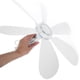 thumbnail image 4 of KAKOWELY Ventilador de techo portátil para exteriores, ventilador colgante para tienda de campaña, ventilador colgante USB para acampar al aire libre, 4 of 5