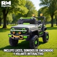 thumbnail image 3 of Montable Carro/camioneta Con Luces, Sonidos Para Niños gris, 3 of 6