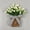 White, variant on XEAZON Artificial Tulip Hanging Basket,15.8in White Tulip Wreath, Artificial Tulips Door Wreaths, Outdoor Artificial Flower Wreath for Front Door, Wedding, Patio, Wall, Garden, Home Decoration