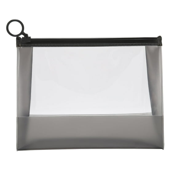 Falleo Clearance Transparent Cosmetic Bag Plastic Travel Clear Makeup Zipper Bag Storage Carry Pouch