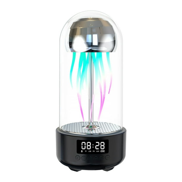 Pisexur Electrónica para Hombres, Altavoz Inalámbrico Bluetooth con Medusa Luminosa, Vibración Colorida, Luz de Respiración, Sonido Exterior, Luz Nocturna, Electrónica para Niños, Organizador de Elec