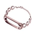 thumbnail image 4 of Correa de reloj en forma de corazón Yuyangstore Acero inoxidable rosa ajustable 16-26 cm, 4 of 9