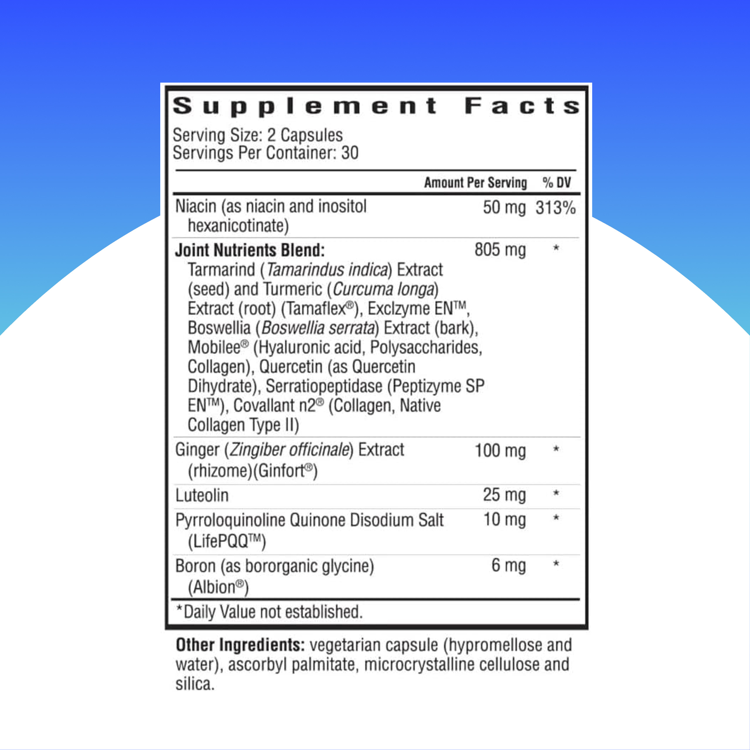 Seeking Health Joint Nutrients, with Collagen and Niacin, Supports Healthy Joints (60 Capsules)*
