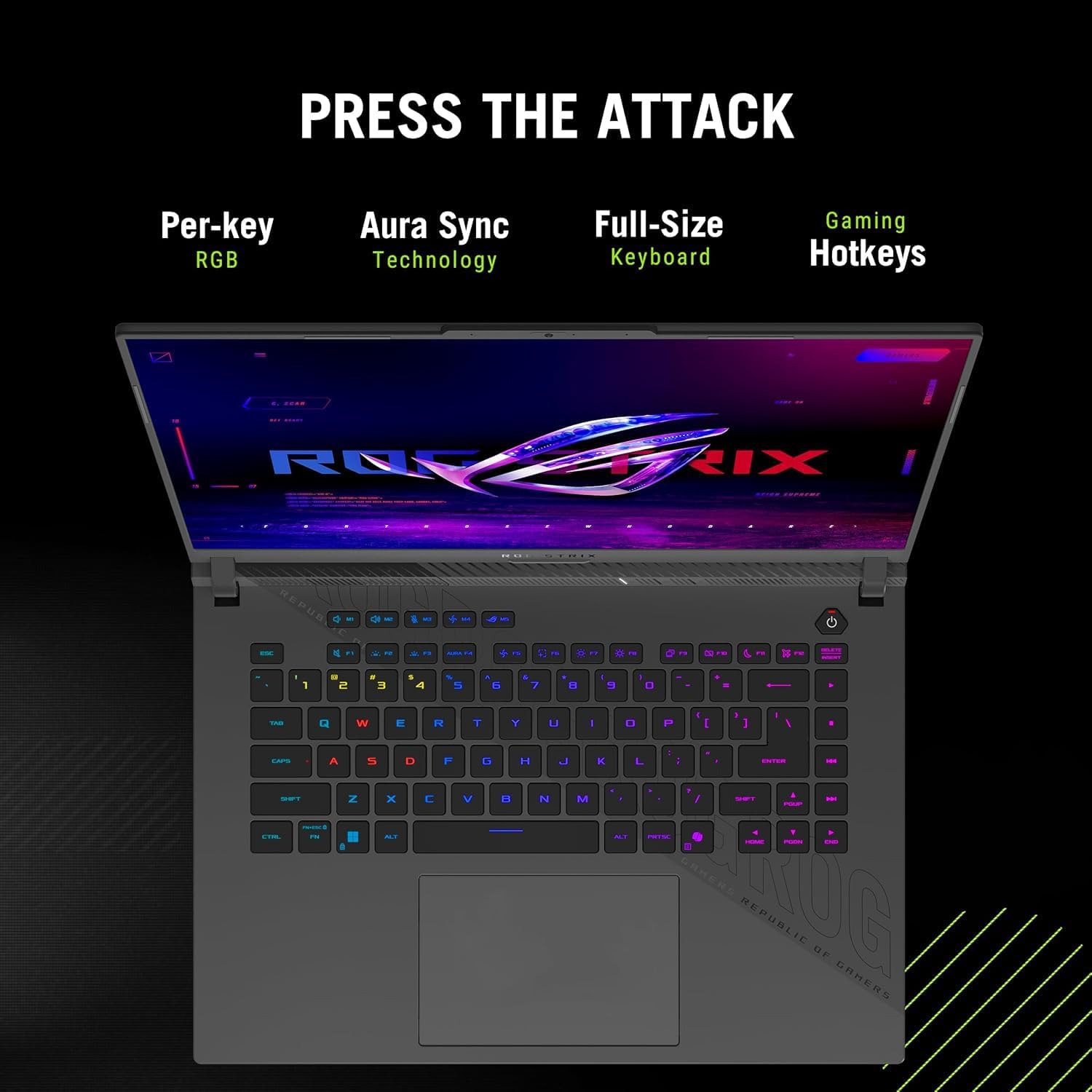 ASUS ROG Strix G16 Gaming Laptop, AMD Ryzen 9 8940HX (16-core), NVIDIA GeForce RTX 5070 Ti, 64GB DDR5, 8TB SSD, 16" 165Hz 300 nits Display, Anti-Glare, Wi-Fi 6E, Backlit KB, Windows 11 Pro