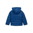 thumbnail image 3 of Ixtreme Boys Retro Stripe Quilted Hooded Puffer Jacket, Sizes 4-18, 3 of 3