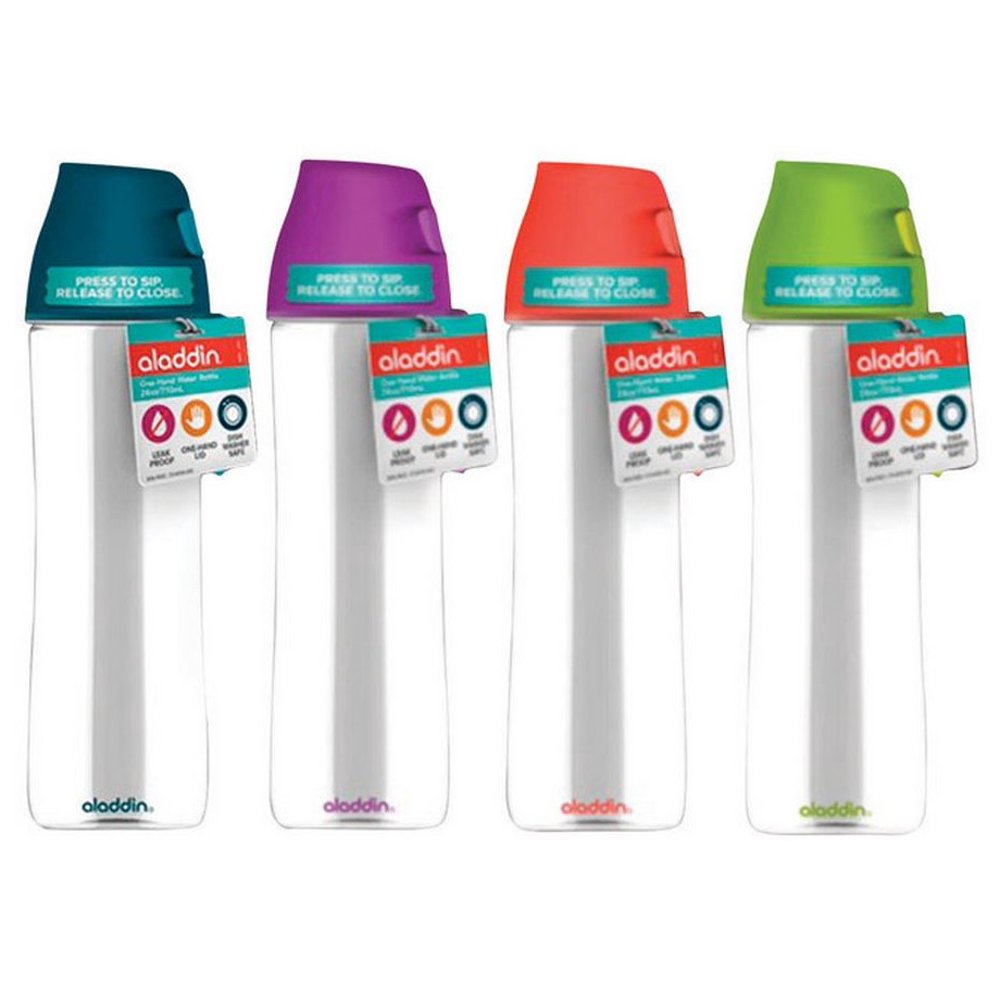Aladdin 1001914001 OneHanded Water Bottle, Assorted Color Walmart