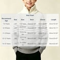 thumbnail image 5 of HBGVBA Boys Long Sleeve Sweater,Quarter Zip Knit Tops,Fall Winter Stand Collar Casual Pullover Sweaters for 7-15 Years Kids, 5 of 6