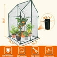 thumbnail image 6 of Gardzen Mini Greenhouse with Garden Netting Cover, Mesh Plant Protector for Plants 36.2”(L) x36.2”(W) x59.5”(H), 6 of 6