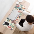 thumbnail image 3 of Long Mouse Pads for Desk,Pioneer Flower Floral Print Pattern Desk Mats on Top Of Desks, Desk Mouse Pad Extra Large with 3mm Non-Slip Base and Stitched Edge for Gaming,Office,Work,Home 31.5"x11.8", 3 of 6