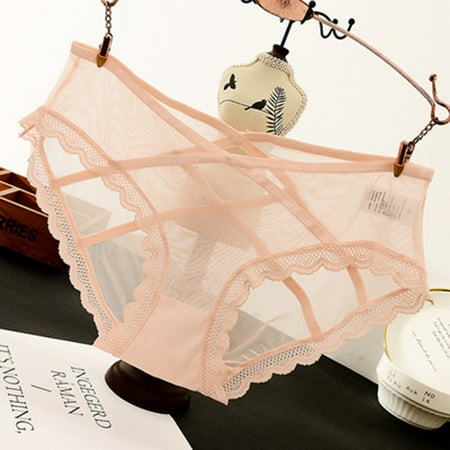 

Yubatuo Lingerie for Women Personality Multi-Color Lace Underwear Hollow Out Underwear