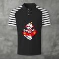 thumbnail image 2 of IWRICH Mardi Gras Polo Shirts for Men Plus Size Carnival T Shirts Button up Summer Short Sleeve Strip Sleeve Tees Black XXXXL, 2 of 3