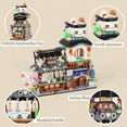 Mini Building Blocks Toys, Japanese Street View Izakaya Shop, MOC