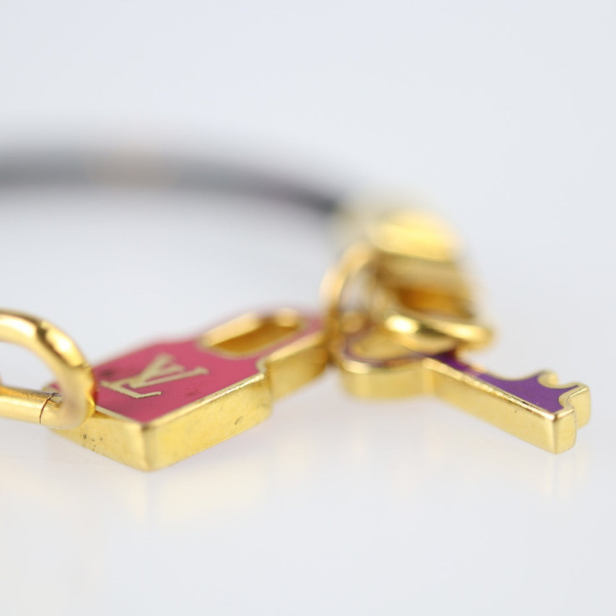 Louis Vuitton, Jewelry, Louis Vuitton Monogram Brasserie Dauphine Bracelet  Black Gold M6558f