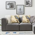 thumbnail image 2 of Acheng Vintage Ink Painting Blue Bird Robin and Flower Throw Pillow Cover Case Cushion Cover for Couch Sofa Home Decoration Square Pillowcase,Set of 2 White(Two Side print) 12x12in, 2 of 7