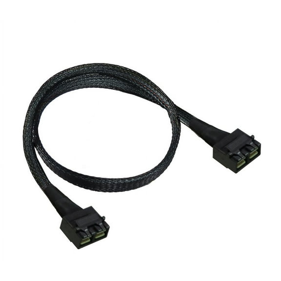 Mini SAS HD 8X SFF-8673 to Mini SAS HD 8X SFF-8673 PCIe 4.0 Cable - 50 CM