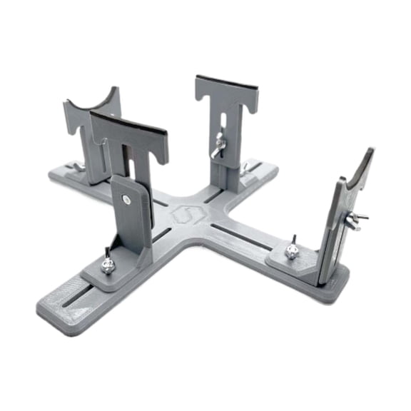 Kuntesetty Model Display Making Painting Tool Model Plane Accessories Easy to Use Gray Stand