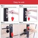 thumbnail image 2 of Upgraded Portable Door Lock & Door Stop Alarm, Dual Protection Security Door Kit,door Security Devices Pocket Self Defensey Tools,for Traveling Hotel, 2 of 5