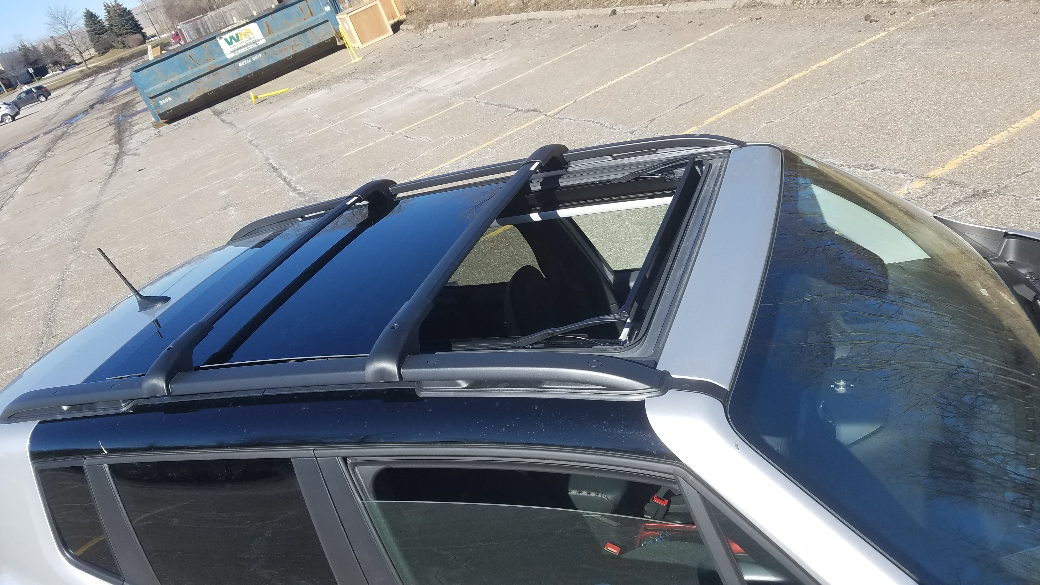 BRIGHTLINES Aero Roof Racks Cross Bars Compatible with Jeep Renegade 2015-2024 for Kayak Luggage Ski Bike Carrier, a Set of 2pcs, Black Aluminum Top Cargo Rack
