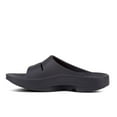 thumbnail image 3 of Sandalias Recovery Slide OOFOS OoAhh negras para mujer 8 hombres 6, 3 of 7