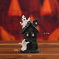 thumbnail image 2 of Chamoist 2024 Halloween Decorations,Haunted Mansion Statue Halloween Decorations Outdoor, 3.7" High Fear Skull Day of The Dead Decorations, Halloween Skeleton Resin Sculpture for Outdoor Halloween, 2 of 3
