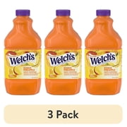 (3 pack) Welch's Mango Pineapple Juice Cocktail, 64 fl oz Bottle