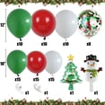thumbnail image 2 of Kit de guirnaldas con globos para Navidad, rojo, verde y blanco, 104 unidades, 2 of 6