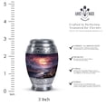 thumbnail image 2 of Twilight Harmony In Crimson Valley - Urn For Human Ashes Adult Male - Tranquil Eternity Urn - Smooth And Calming Design For Adult Rest - Peaceful Goodbye - 3 Inch, Set Of 2, 2 of 5